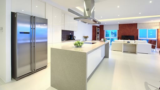 Serene Penthouse Kitchen