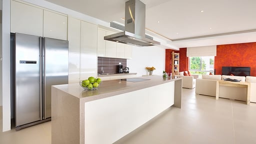 Serene Penthouse Kitchen