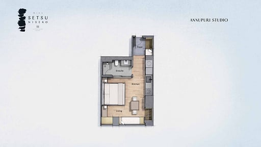 Setsu Niseko Annupuri Studio Floor plan