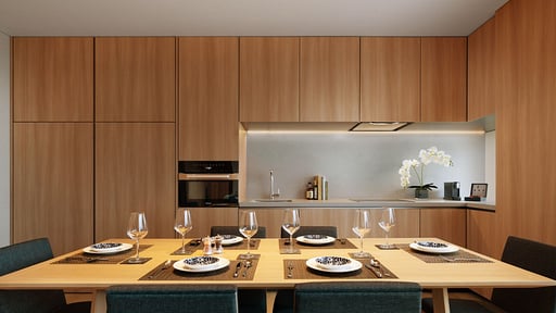 Setsu Niseko Three Bedroom Annupuri Suite Tatami Dining area