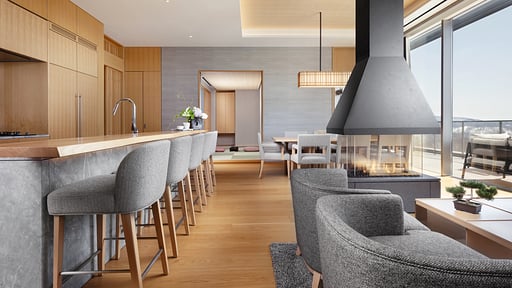 Setsu Niseko Hana Suite Penthouse Kitchen