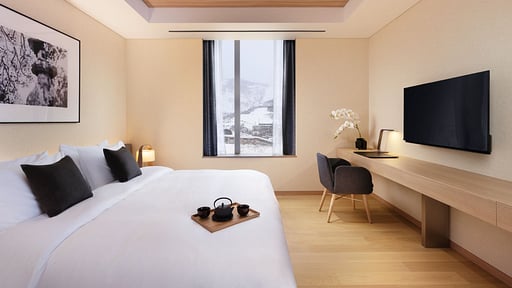 Setsu Niseko One Bedroom Corner Suite Tatami Bedroom 