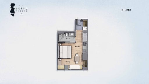 Setsu Niseko Studio Floor plan