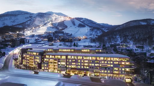 Setsu Niseko Two Bedrooms Suite Tatami Drone pictures