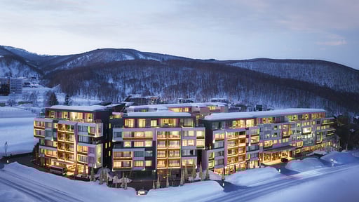 Setsu Niseko Two Bedrooms Suite Tatami Drone pictures