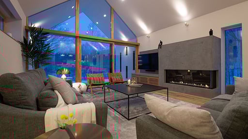 Shakuzen Chalet Living room