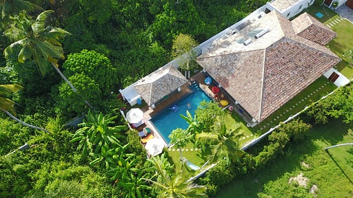 Sihinaya Villa Fotos de dron
