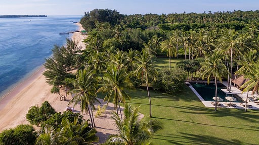 Sira Beach House Foto drone