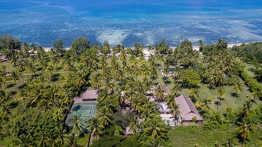 Sira Beach House Foto drone