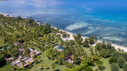 Sira Beach House Foto drone