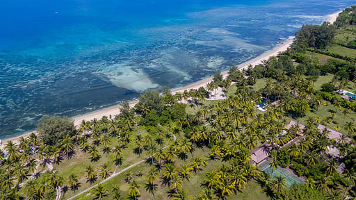 Sira Beach House Foto drone
