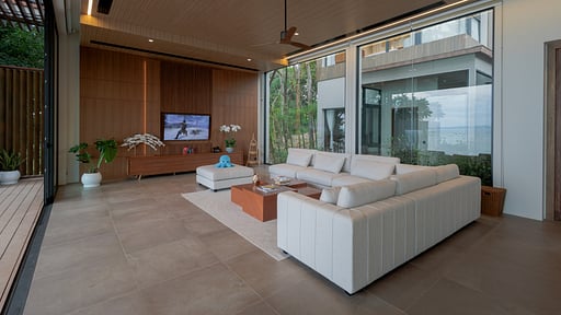 Siray Infinity Pool Villa Living room