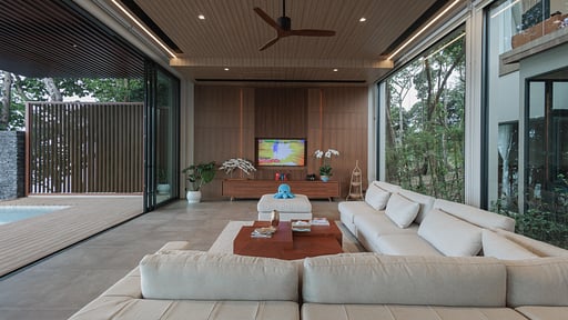 Siray Infinity Pool Villa Living room
