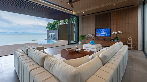 Siray Infinity Pool Villa Living room