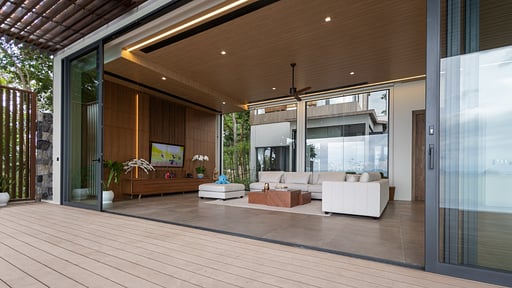 Siray Infinity Pool Villa Living room