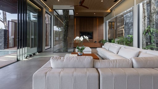 Siray Serenity Pool Villa Living room