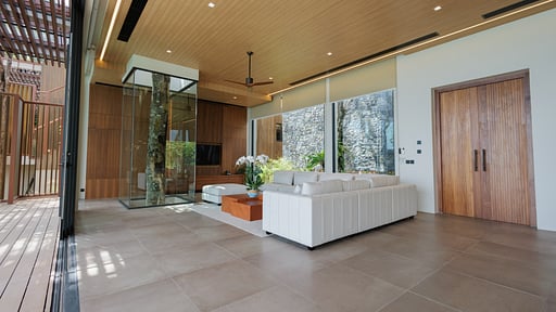 Siray Serenity Pool Villa Living room