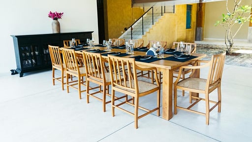 Sitara Villa Dining area