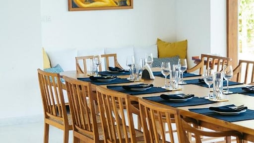 Sitara Villa Dining area