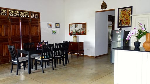 Six Degrees North Villa Dining area