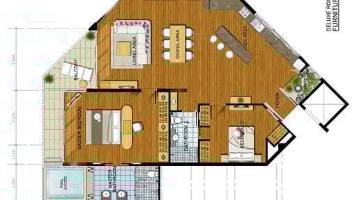 Sky Box Penthouse Floor plan