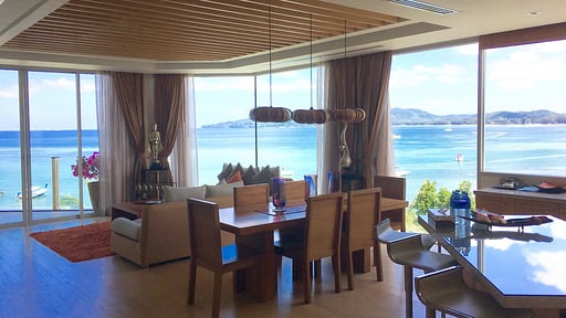 Sky Box Penthouse Zona pranzo