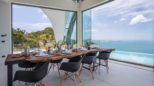 Sky Dream Villa Zona de comedor