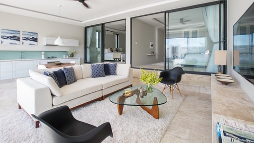 Skye Beach Villa Living room 3