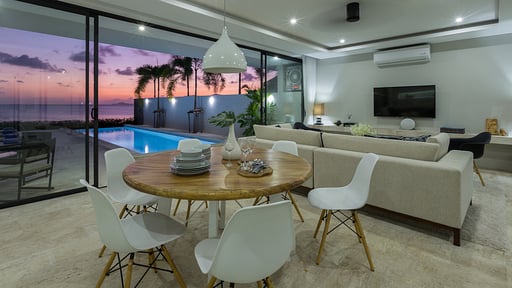 Skye Beach Villa Dining area 2