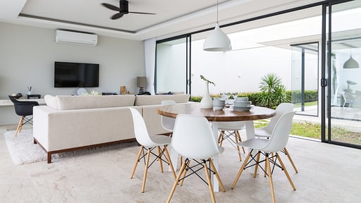 Skye Beach Villa Dining area 1