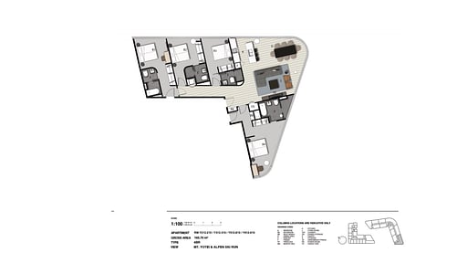 Skye Niseko Four Bedroom Suite Floor plan