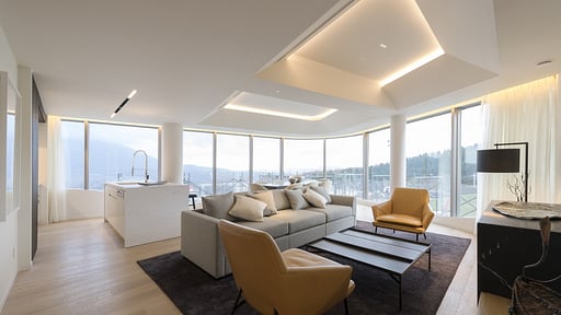 Skye Niseko Four Bedroom Suite Living room