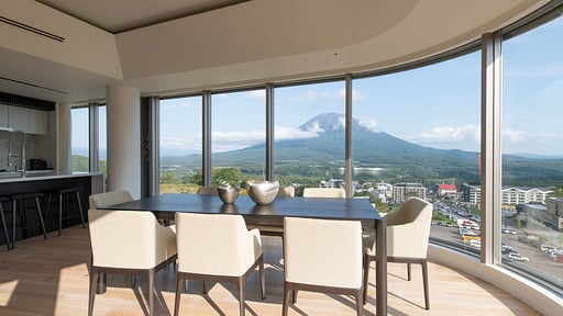 Skye Niseko Four Bedroom Suite Dining area