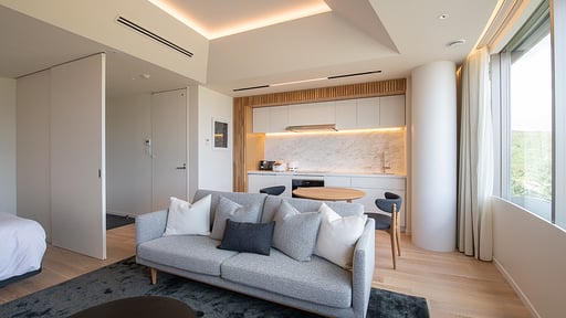 Skye Niseko Studio Yotei View Living room