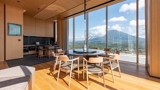 Skye Niseko Yotei West Penthouse Dining area