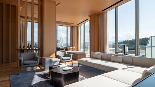 Skye Niseko Yotei West Penthouse Living room