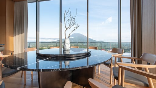Skye Niseko Yotei West Penthouse Dining area