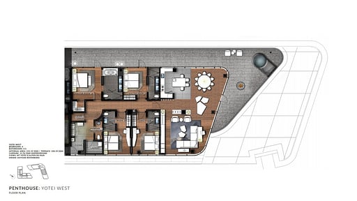 Skye Niseko Yotei West Penthouse Floor plan