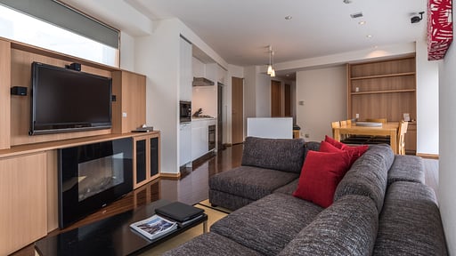 Snow Crystal Apartment Two Bedroom Suite A Living room