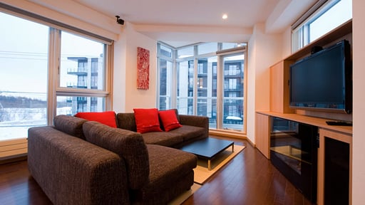 Snow Crystal Apartment Two Bedroom Suite A Living room