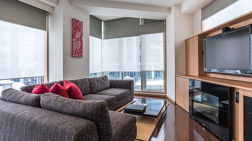 Snow Crystal Apartment Two Bedroom Suite A Living room