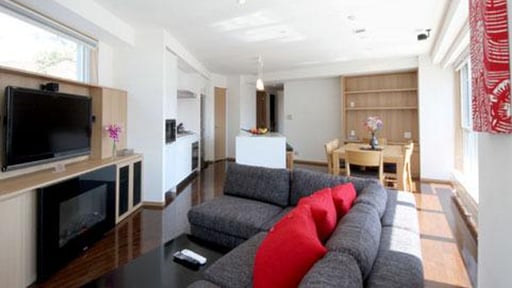 Snow Crystal Apartment Two Bedroom Suite A Living room