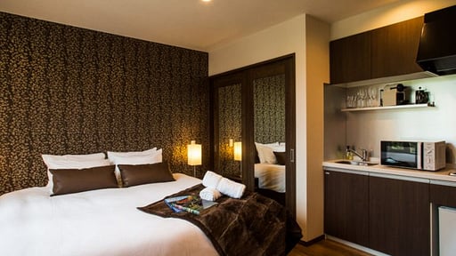 SnowDog Village Studio Suite Bedroom 