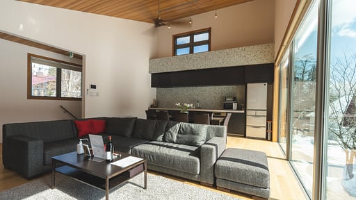 Solar Chalets Living room