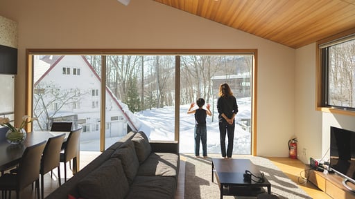 Solar Chalets Living room
