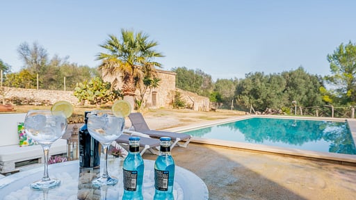 Finca Son Huguet Piscine