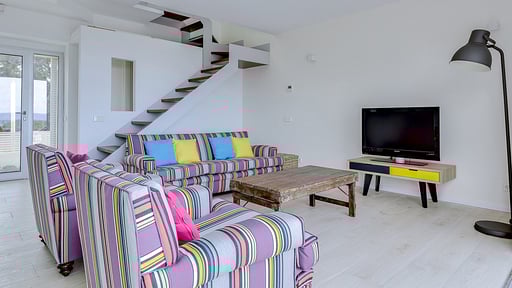 Son Serra First Line Villa Гостиная