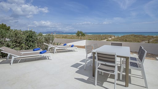 Son Serra First Line Villa Терраса/веранда