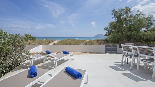 Son Serra First Line Villa Терраса/веранда