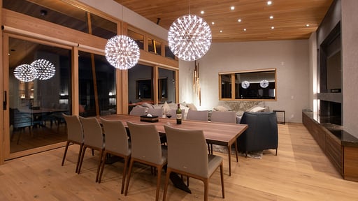 Soseki Chalet Dining area